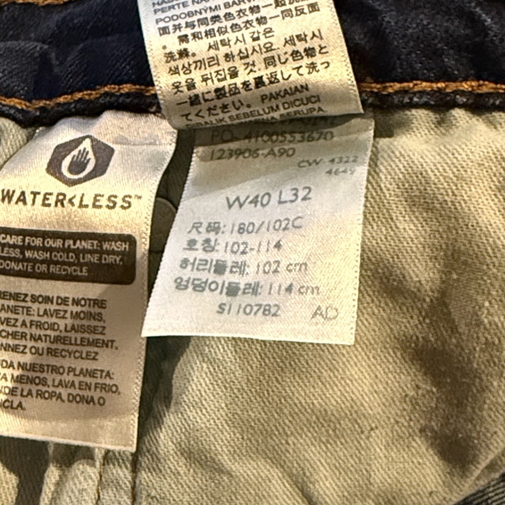 Levi's Men's Dark Blue Straight Jeans - Picture 5 of 5